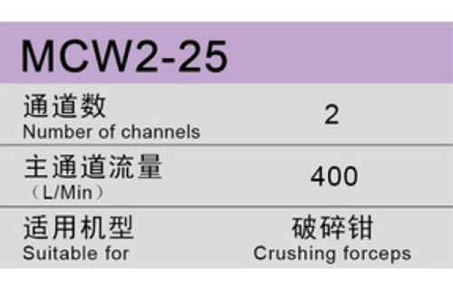 MCW2-25參數